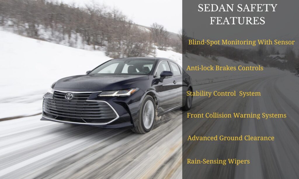 best sedans for snow safety features