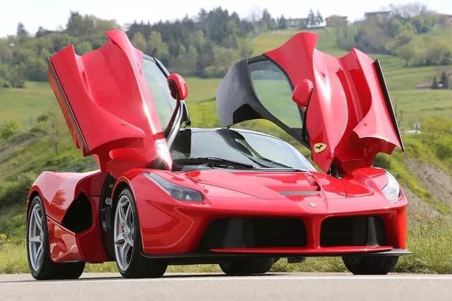 Ferrari LaFerrari cars with butterfly doors
