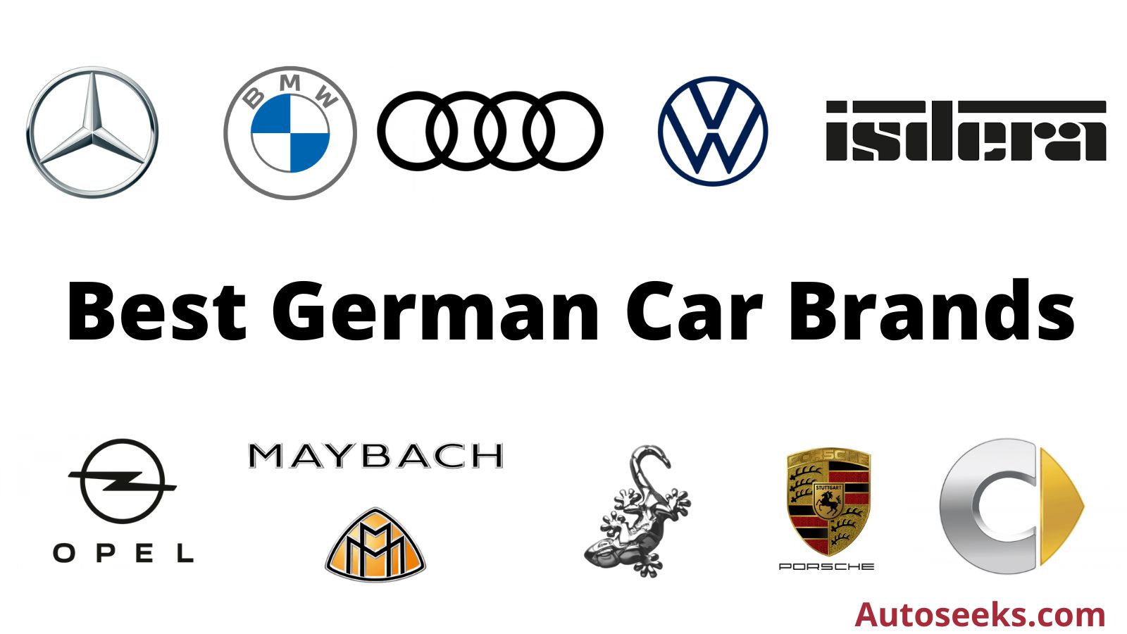 Cara germain. German car brands. German cars.