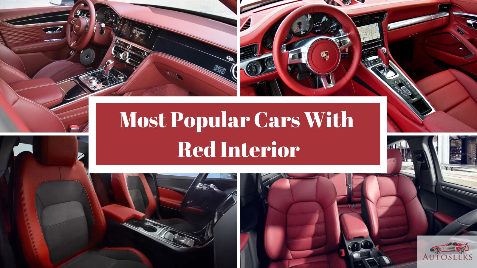Most Popular Cars With Red Interior 1 