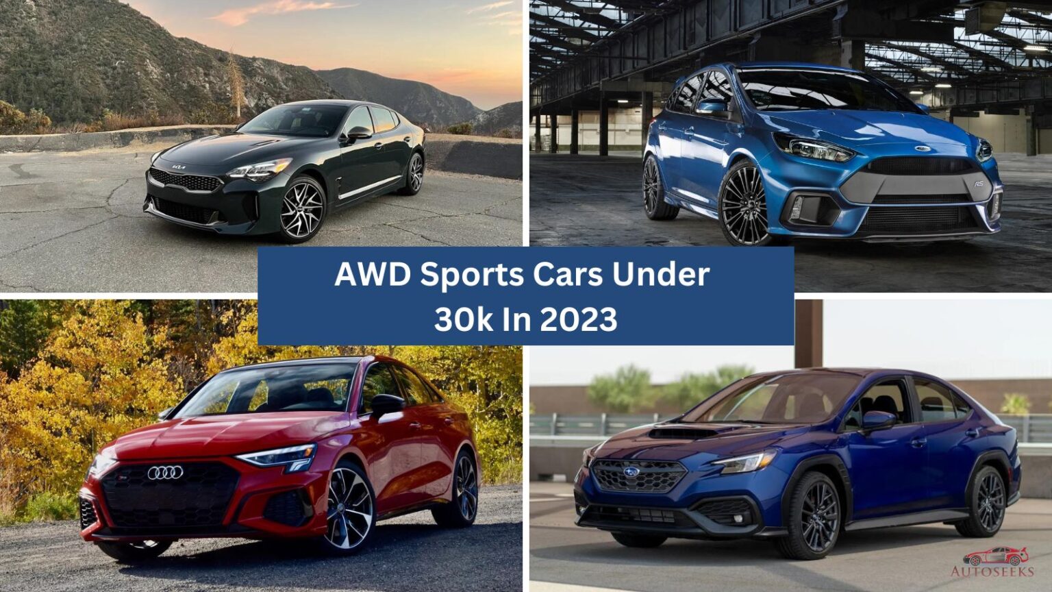 9 AWD Sports Cars Under 30k In 2023 That Worth the Money