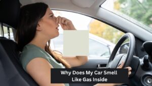 why does my car smell like gas inside