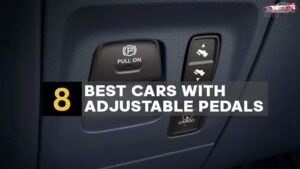 Cars with adjustable pedals