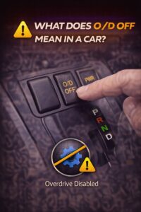 Read more about the article What Does O D Off Mean In A Car And When To Use It