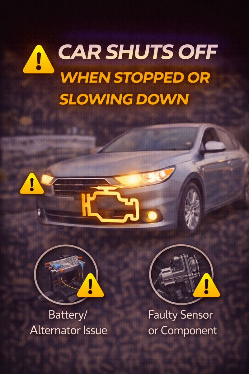 You are currently viewing Car Shuts Off When Stopped Or Slowing Down
