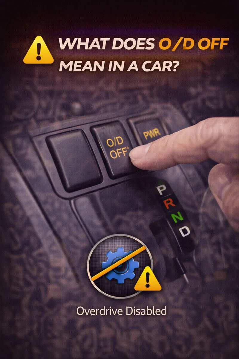 What Does O D Off Mean In A Car