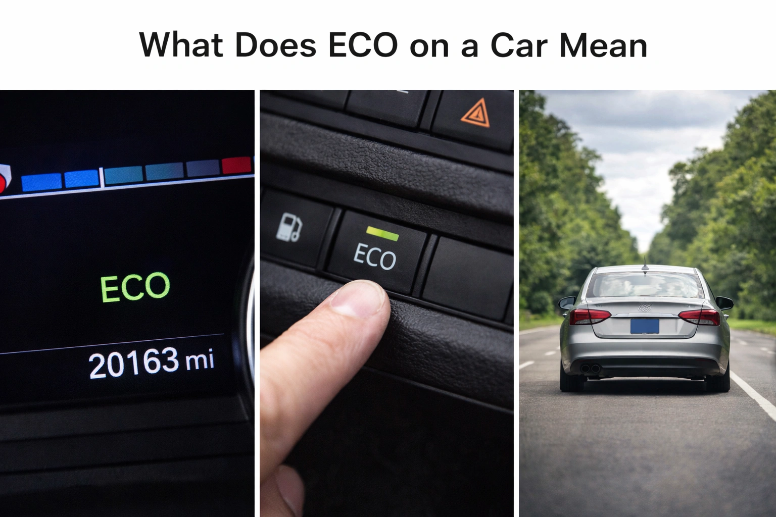 what does eco on a car mean