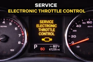 Read more about the article Service Electronic Throttle Control Meaning And Fix