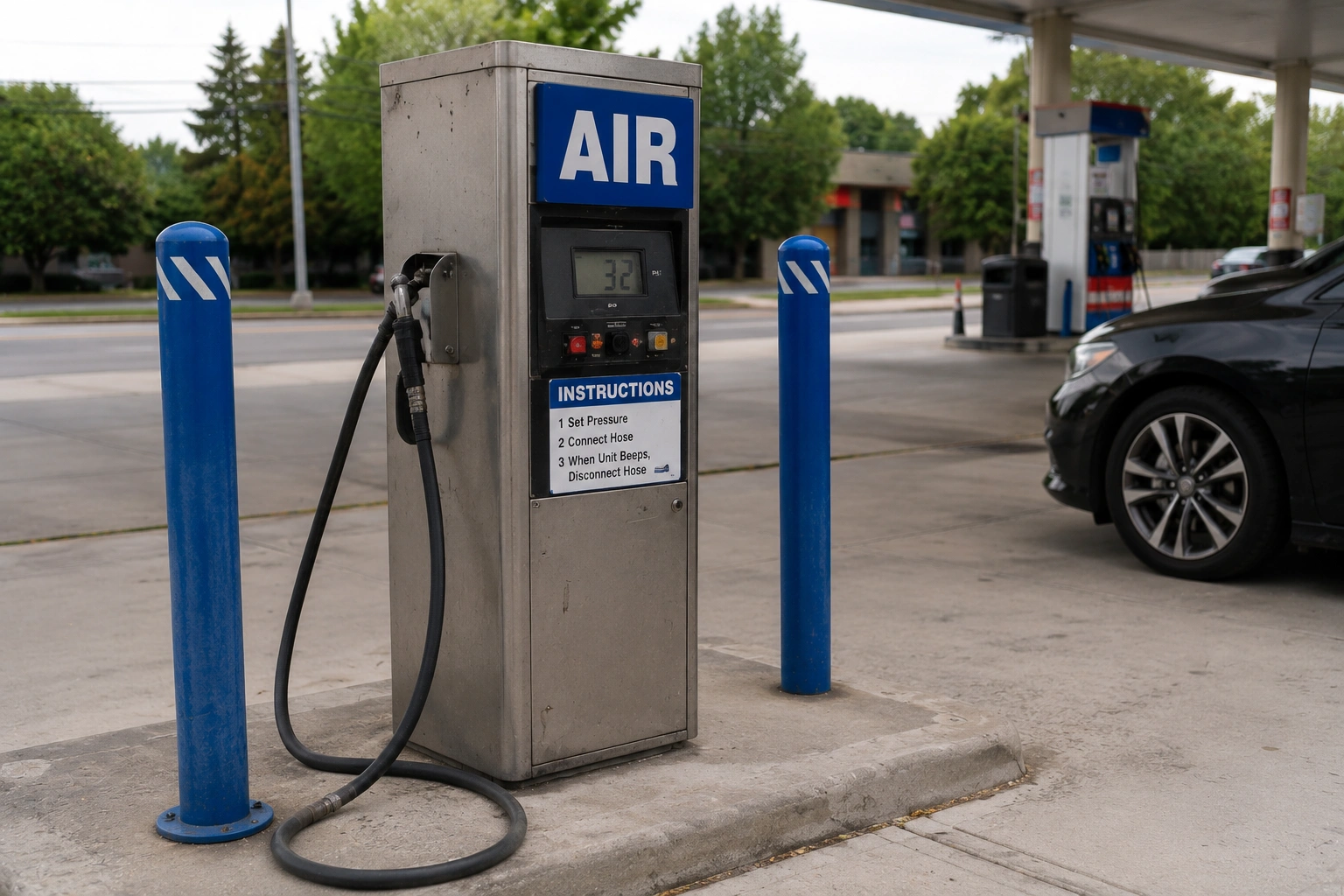 You are currently viewing Gas Station Tire Pump Guide For Proper Tire Pressure