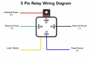 Read more about the article 5 Pin Relay Wiring Diagram Guide For Automotive Use